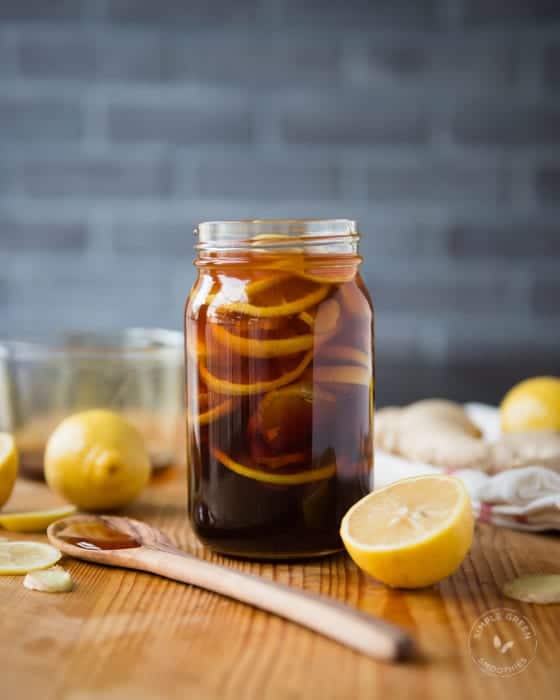 Lemon Ginger and Honey All Natural Remedy-11