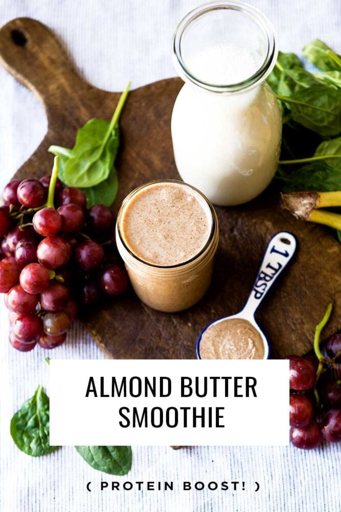 Almond Butter Smoothie Ingredients