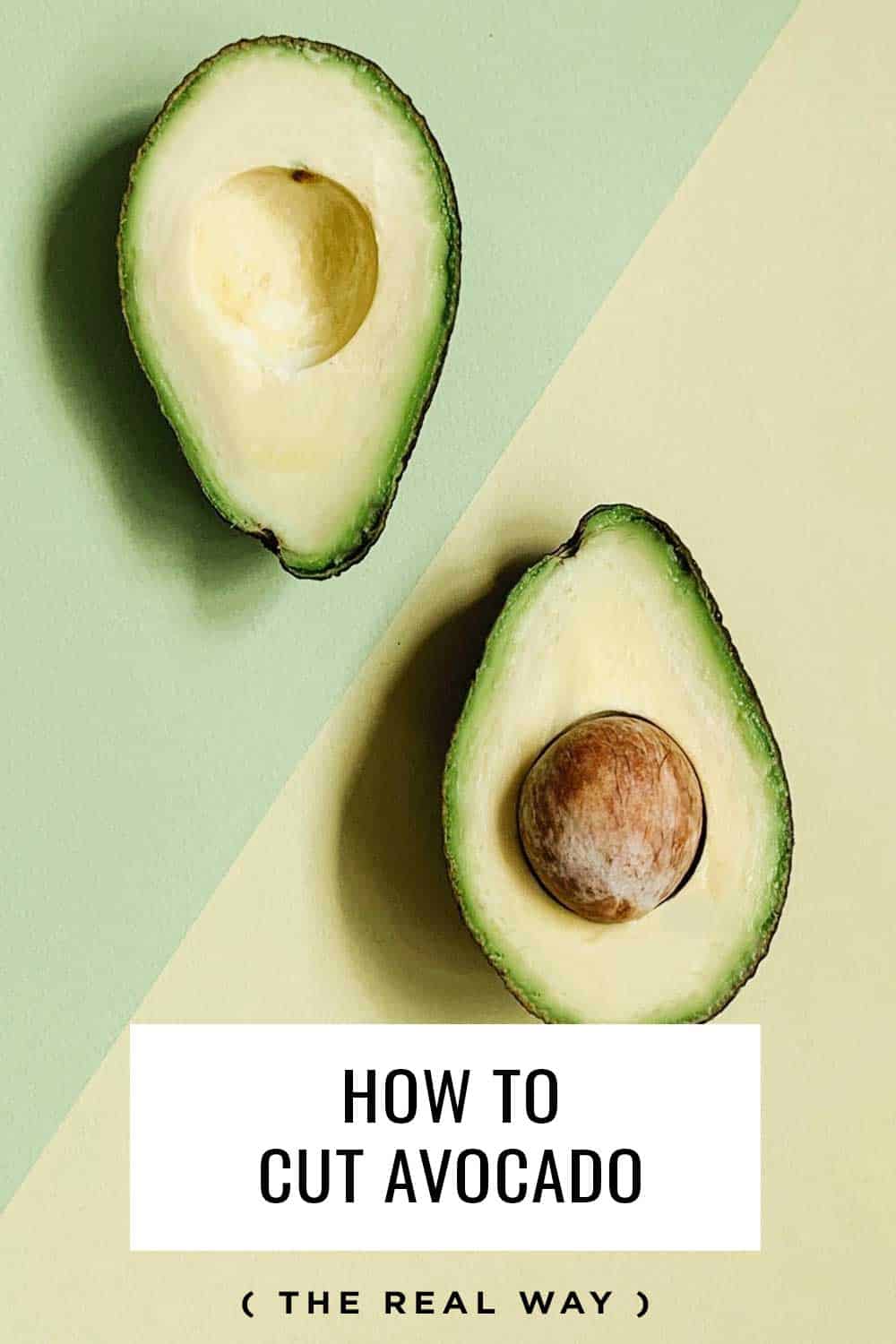 The real way to cut an avocado and not waste any