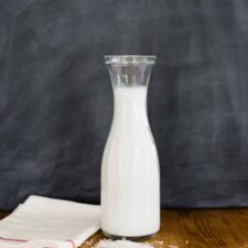 DIY homemade coconut milk recipe