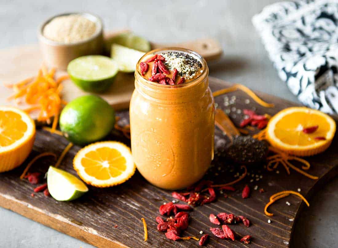 Orange Superfood Smoothie - Simple Green Smoothies