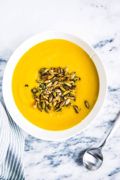 Vegan Pumpkin Soup - Simple Green Smoothies