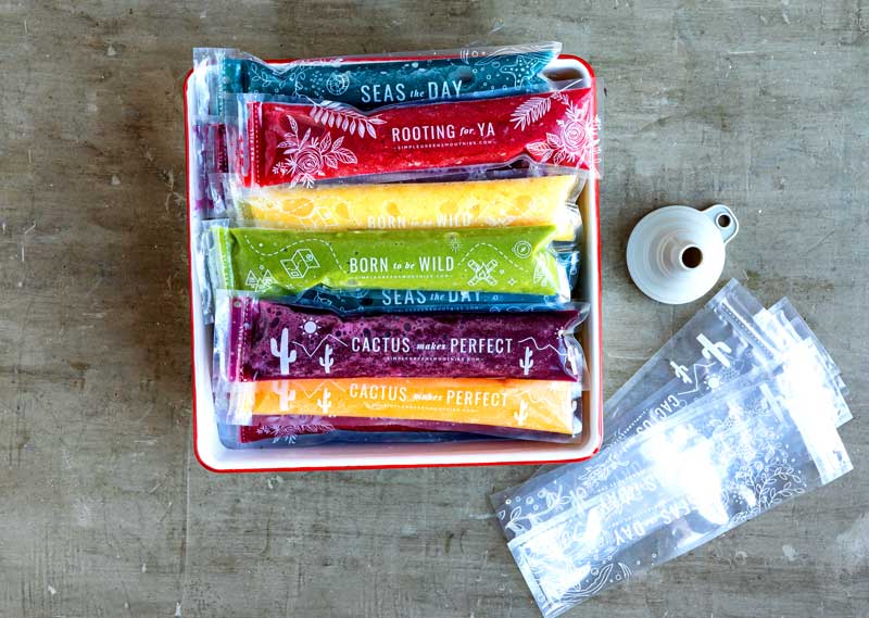 Homemade popsicles store nicely in the freezer. 
