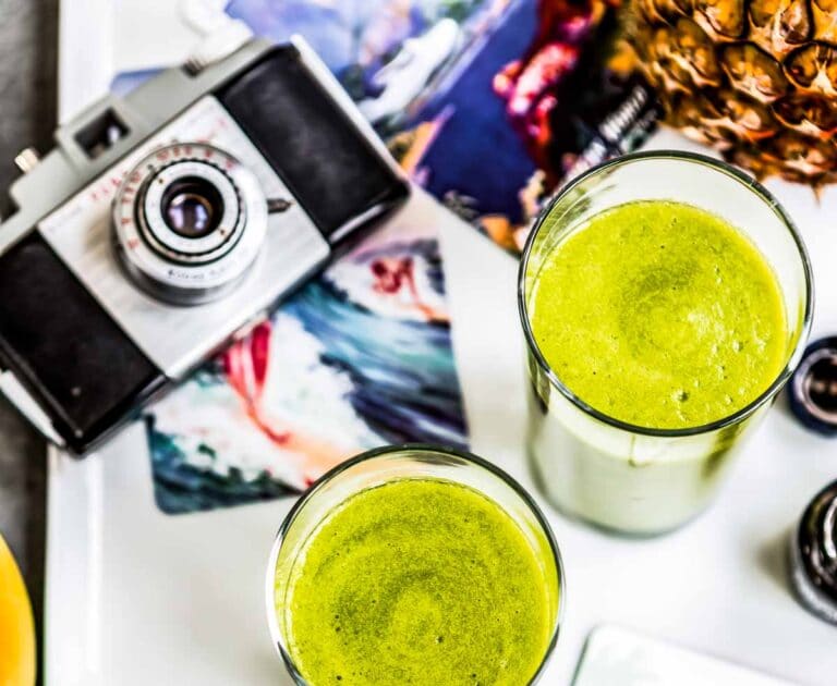 Papaya Spinach Smoothies for Bloating Papaya Spinach Smoothie