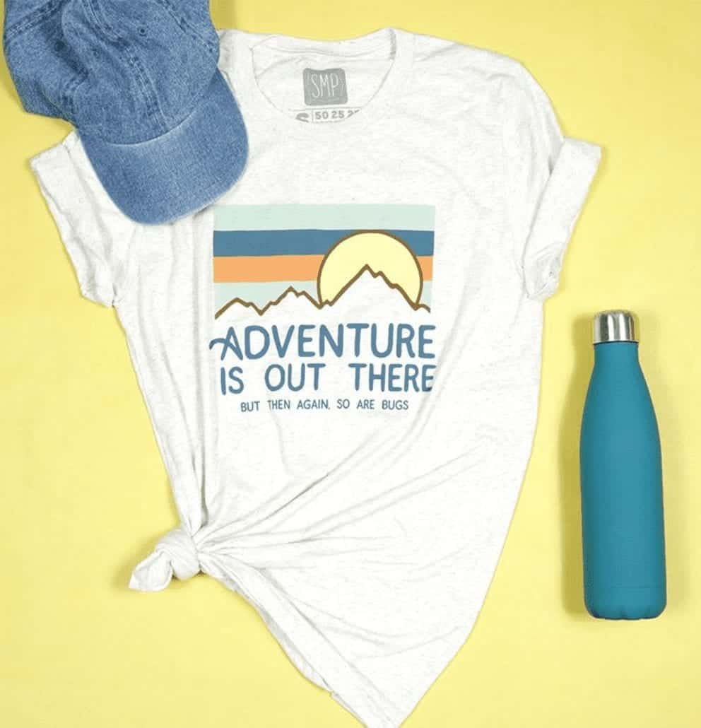 Adventure is out there t-shirt