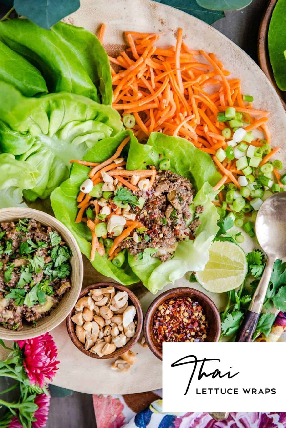 thai lettuce wraps vegan recipe