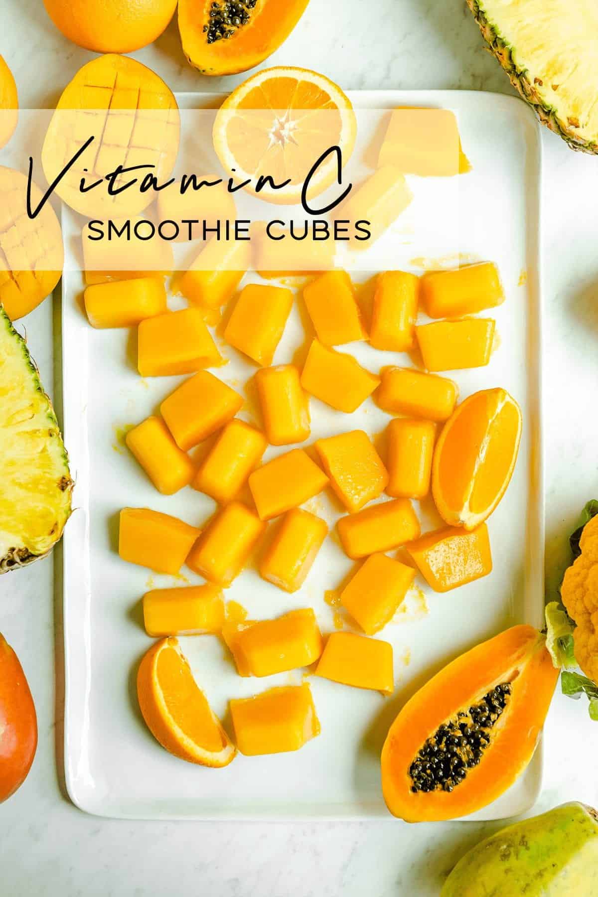 Vitamin C smoothie cubes