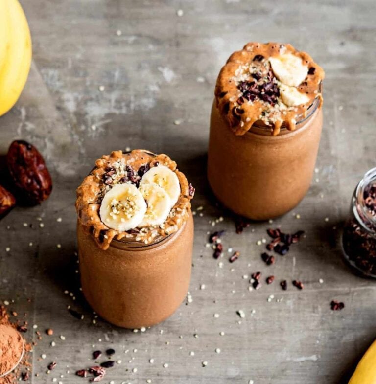 Chocolate Banana Protein Shake, Protein Drinks