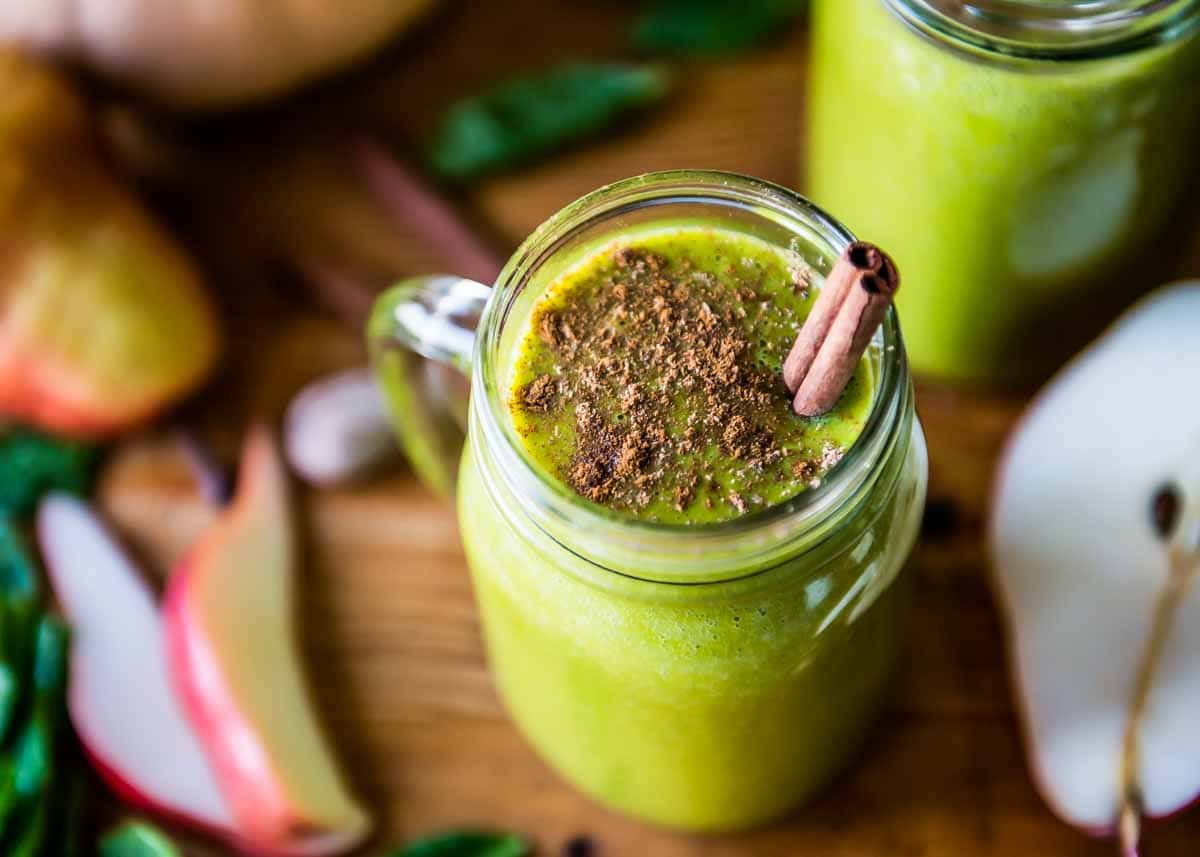 plant based pear smoothie