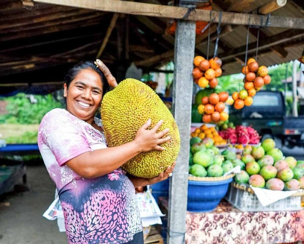 fresh jackfruit is super huge + nutrient dense.