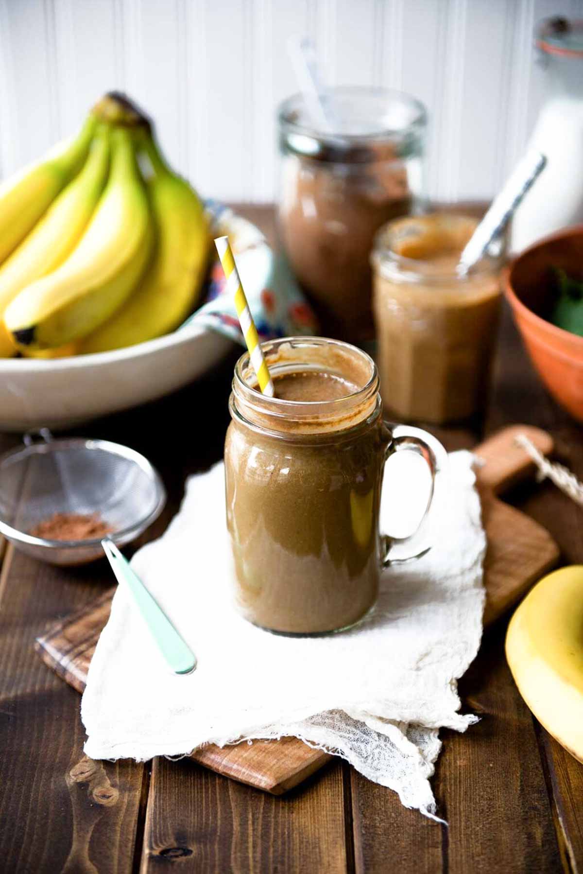 Ninja Blender Choco Nut Butter Protein Shake - Make Drinks