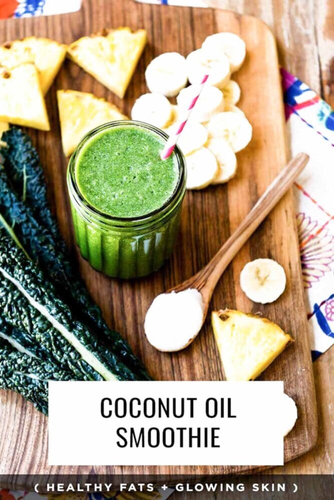 coconut oil in smoothies