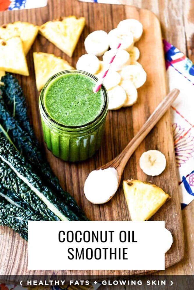 how much coconut oil in smoothie