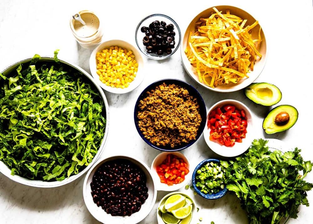 healthy taco salad recipe