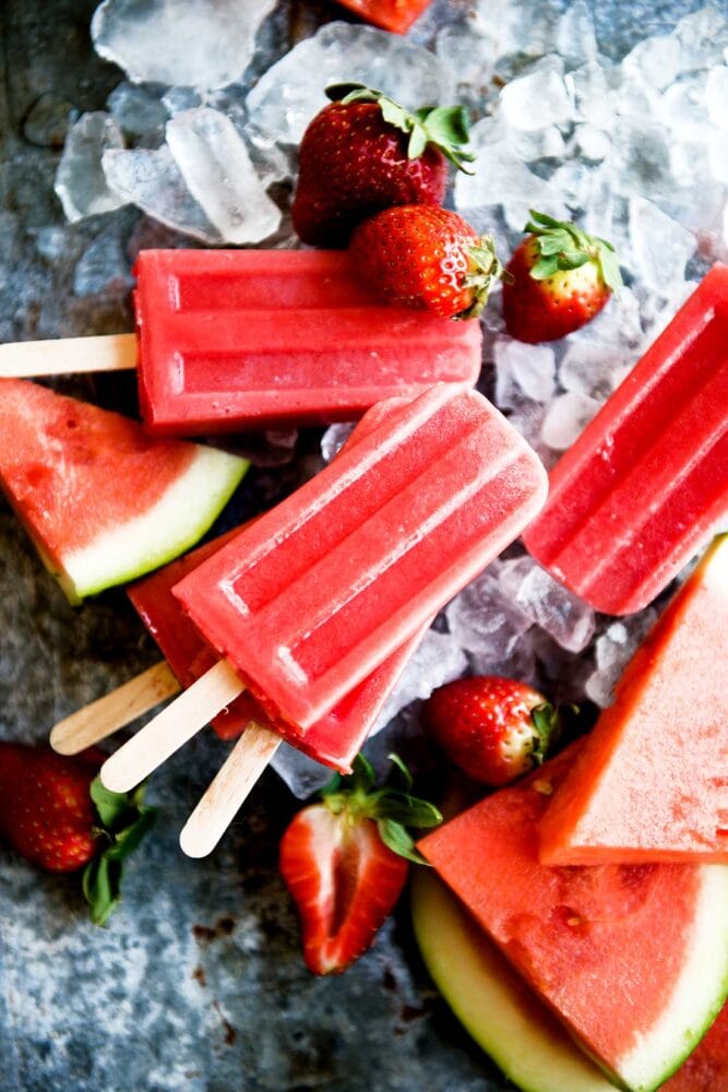 Strawberry Pops