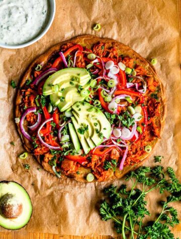 Vegan Jackfruit BBQ Pizza - Simple Green Smoothies