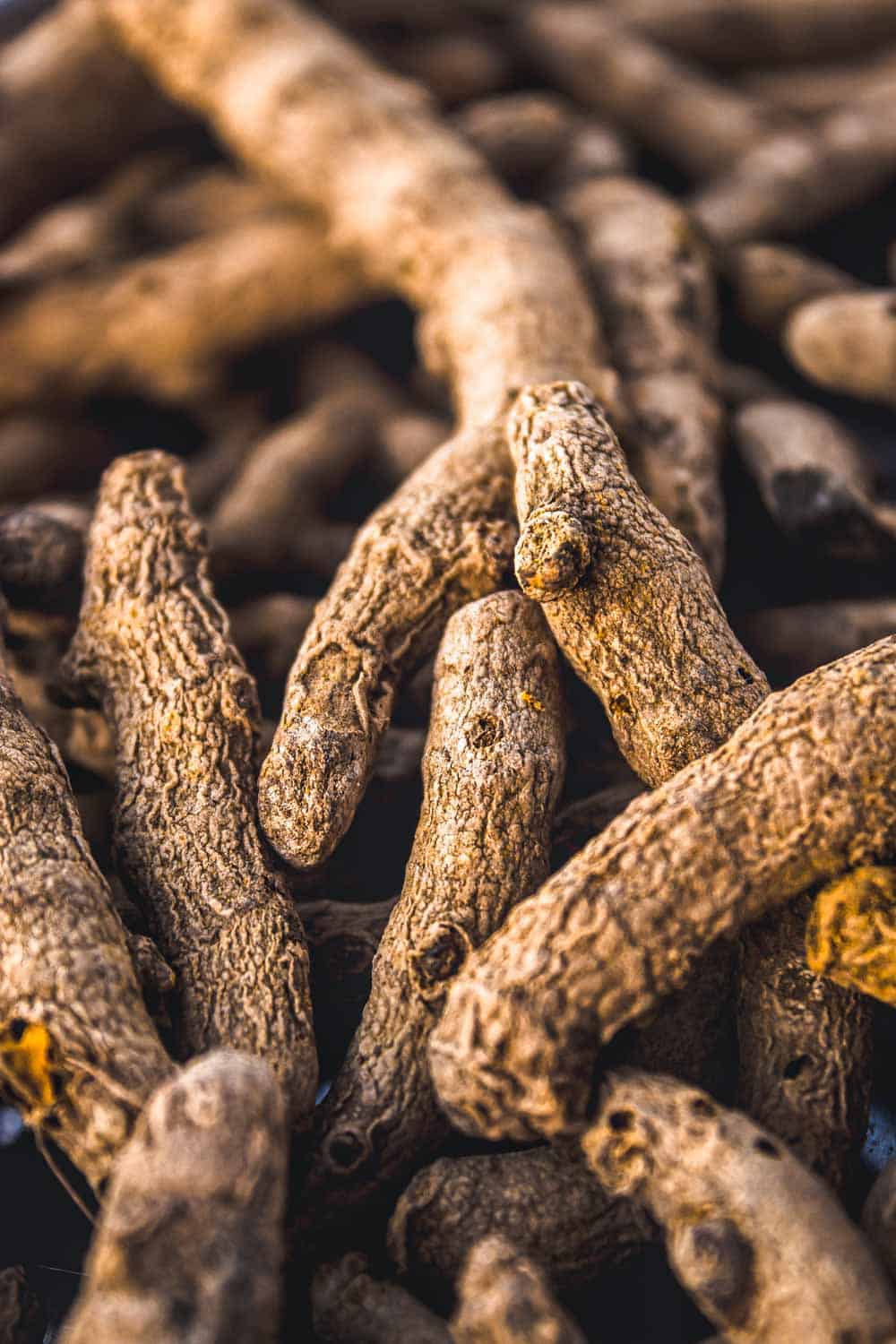 a pile of turmeric, a root used to help fight inflammation