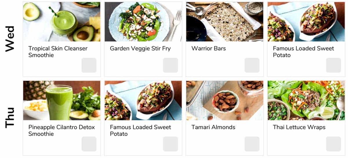 7-Day Healthy Meal Plan with 4 recipes each day