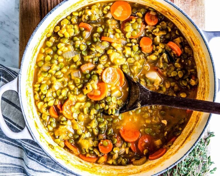 Mediterranean Split Pea Soup