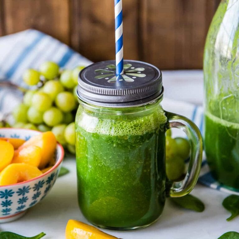 Peach Spinach Smoothie Recipe