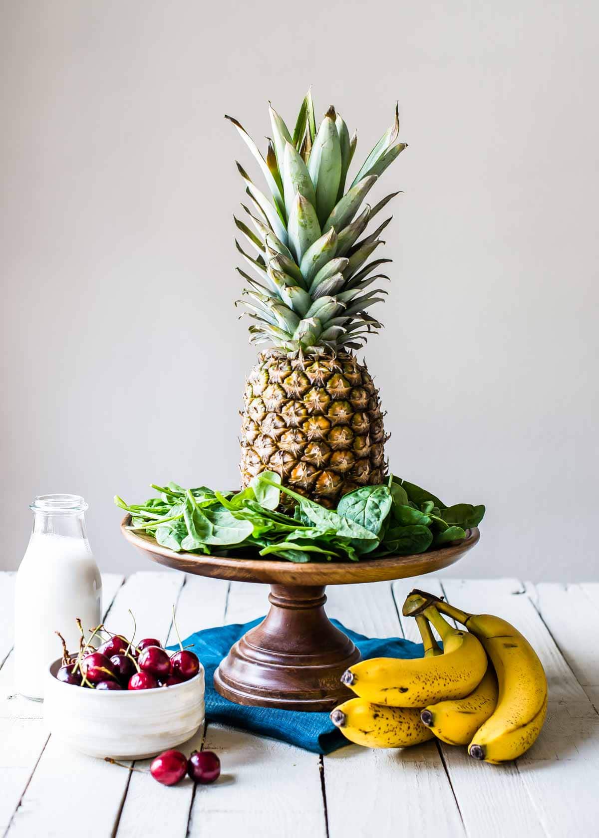 whole food ingredients ready for a delicious smoothie