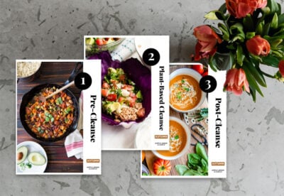 Cleanse recipes for a 21 day plant-based challenge.