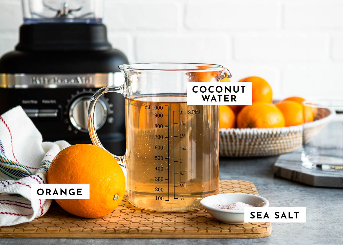 Ingredients for an adrenal cocktail recipe