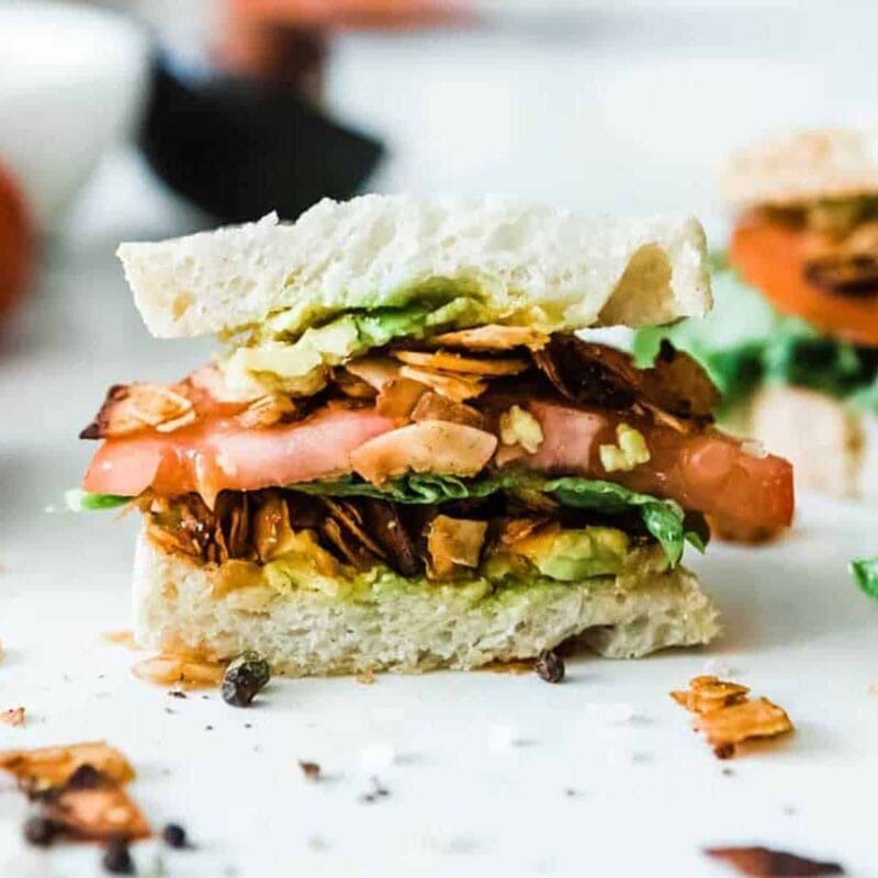 Coconut Bacon Vegan BLT