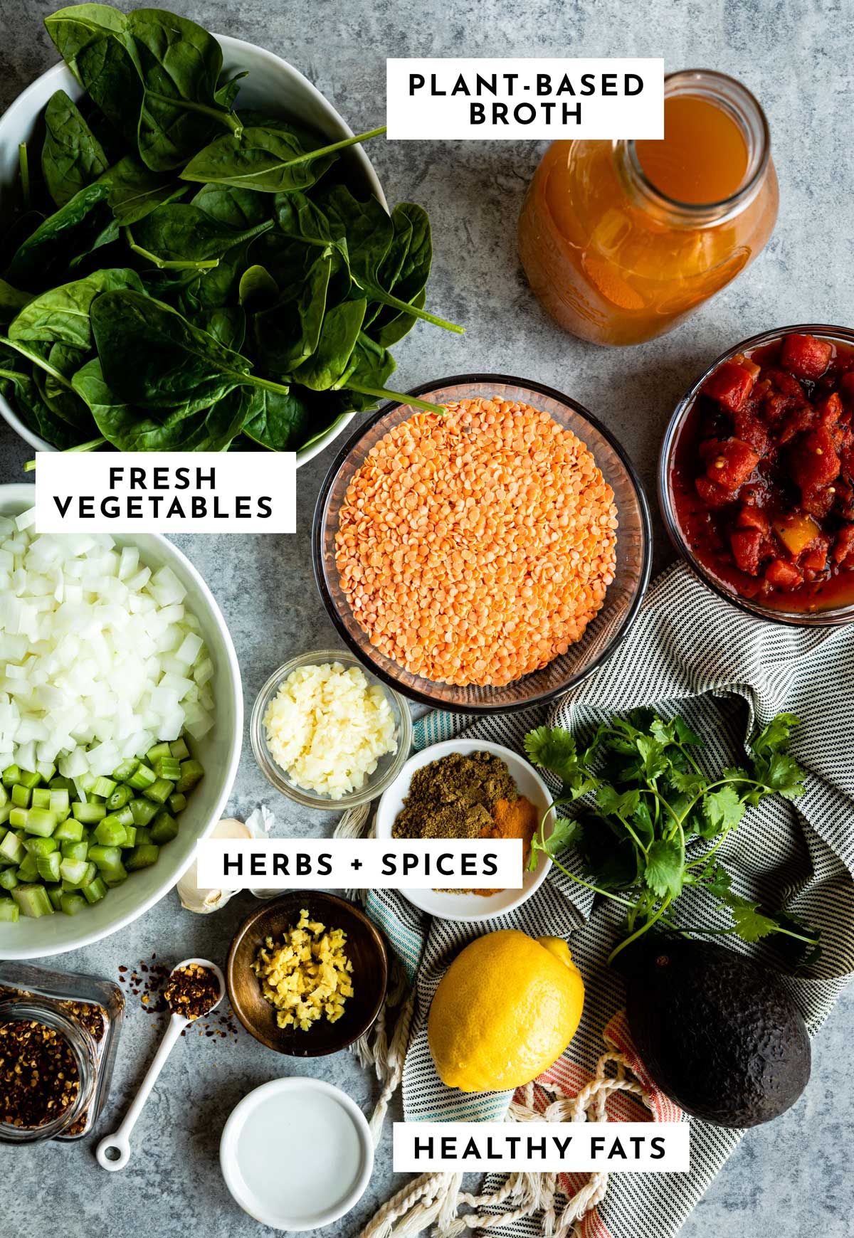 Plant-based and vegan ingredients