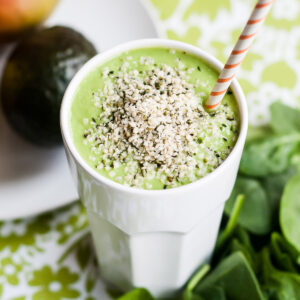 Healthy breakfast smoothie for brain food.