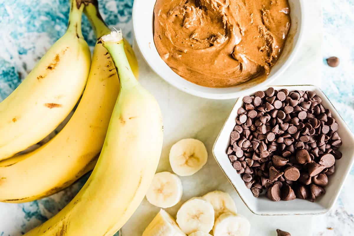 ingredients for banana bites