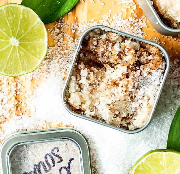 DIY lip scrub homemade