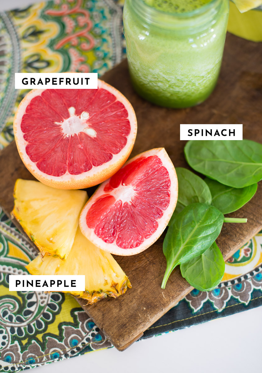 Ingredients for blending an energy smoothie