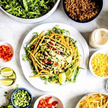 Healthy taco salad recipe
