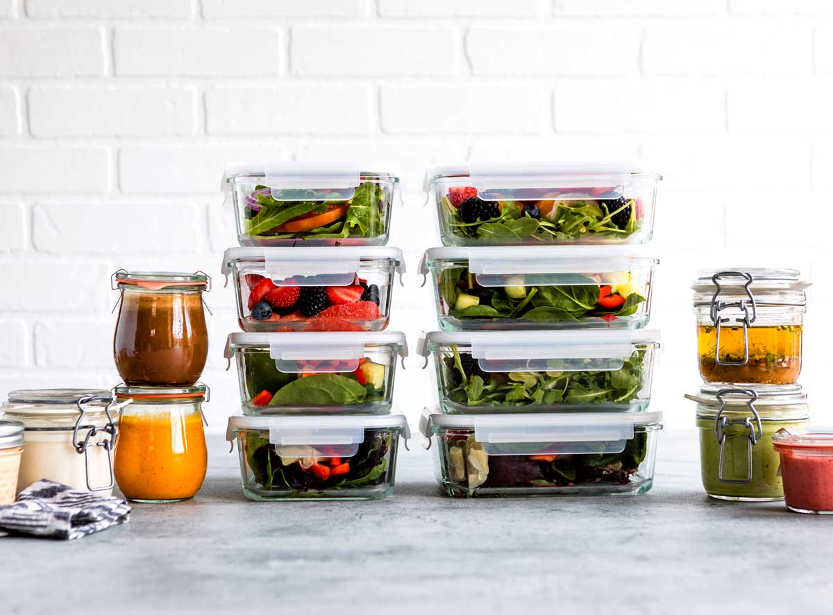 Easy Salad Meal Prep - style preservation