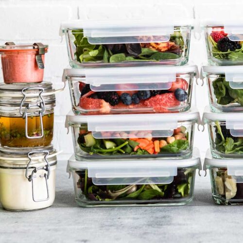 How to Meal Prep Salads - Best Containers, Recipes + Tips