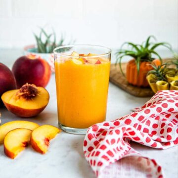Simple peach smoothie recipe