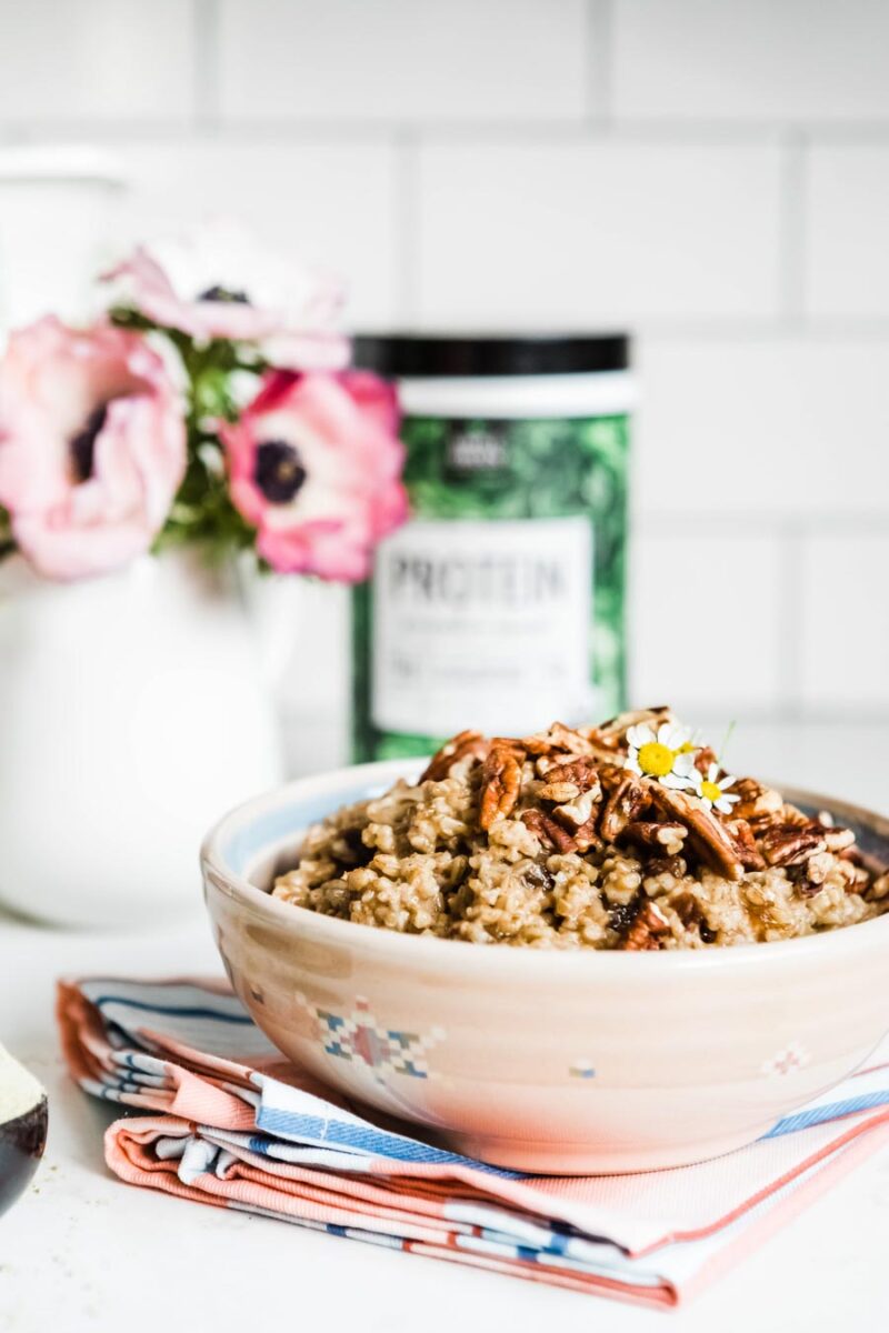 Warm Steel Cut Oats Simple Green Smoothies