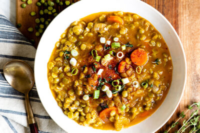 Vegan split pea soup recipe