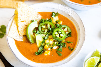 Vegan vegetarian tortilla soup recipe