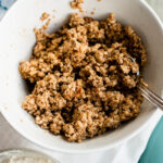 Walnut taco meat ready for serving