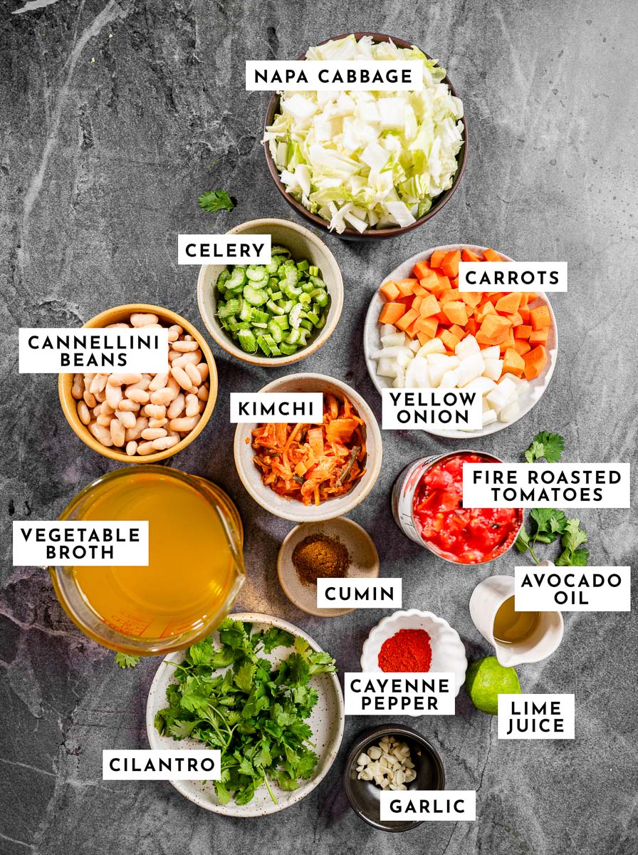Ingredients for weight loss cabbage soup