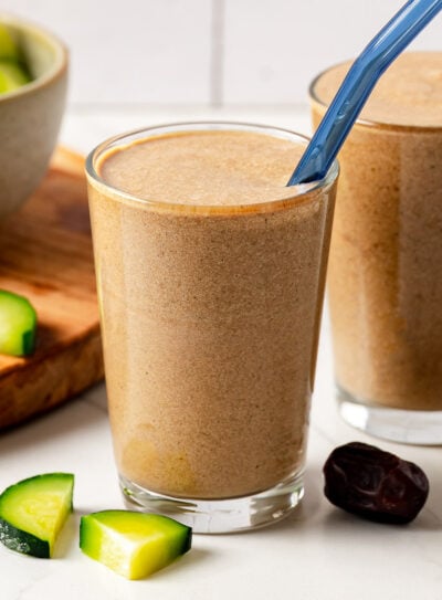 Fresh and creamy zucchini smoothie