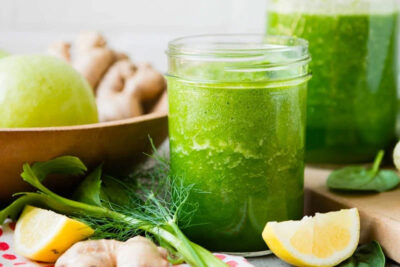 Apple celery smoothie, one of the best weight loss smoothie recipes.