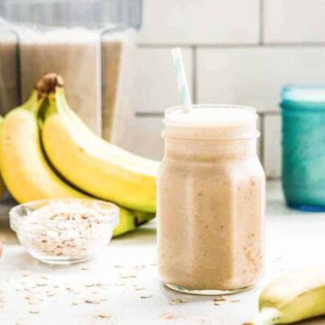 Smoothie recipe with oatmeal