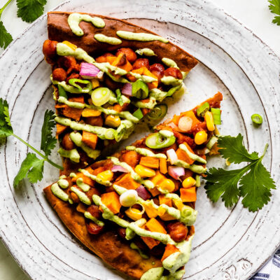 BBQ Vegetarian Pizza - Simple Green Smoothies