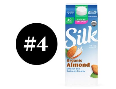 Fourth best almond milk brand is silk organic almond milk.