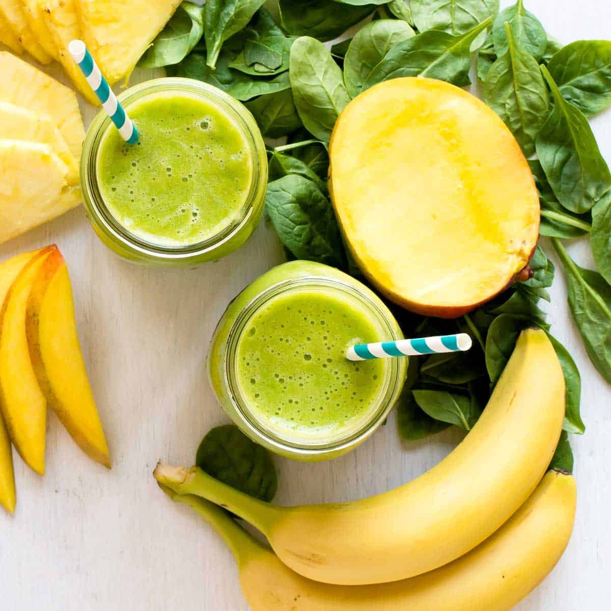 Best Green Smoothie Recipe - Tropical Treat with an Energy Boost