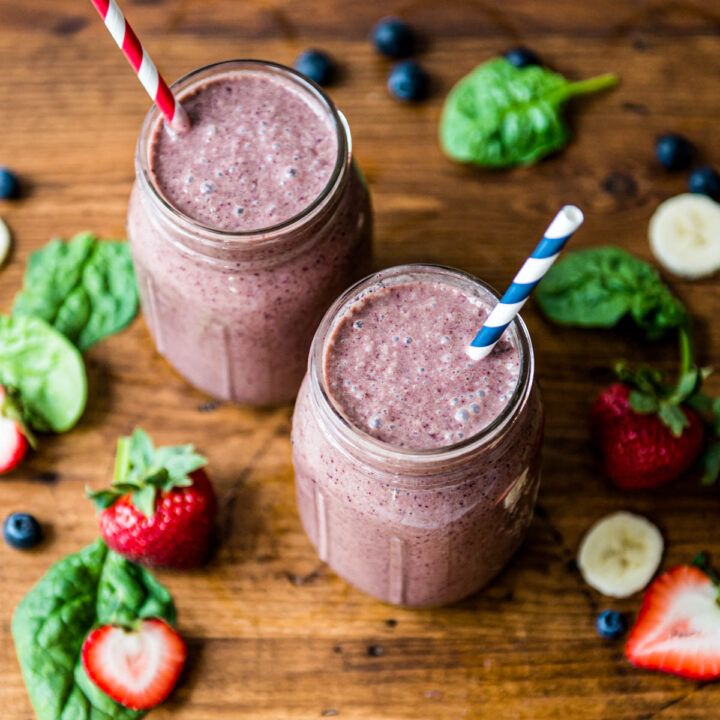 Blueberry Spinach Smoothie Simple Green Smoothies