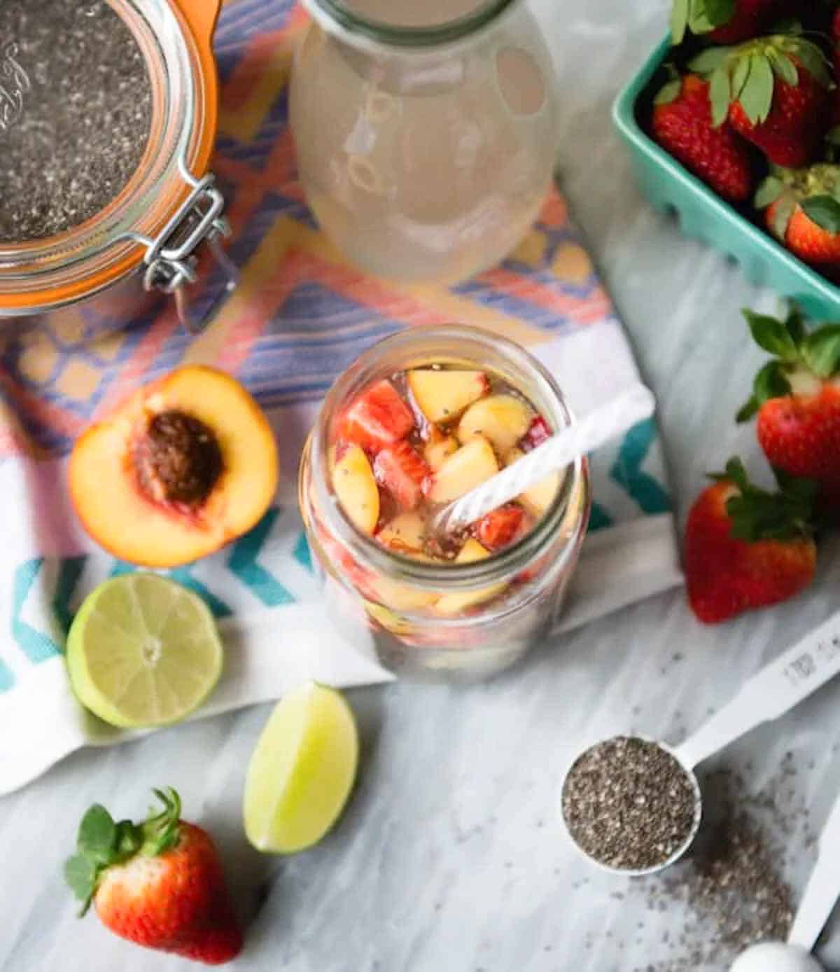 Chia Fresca {Easy Energizing Drink} - FeelGoodFoodie